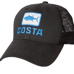 Costa XL Trucker Hat, Tuna, Black + Black