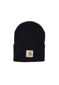 carhartt -mens acrylic watch cap - black branded winter ski hat, beanie…