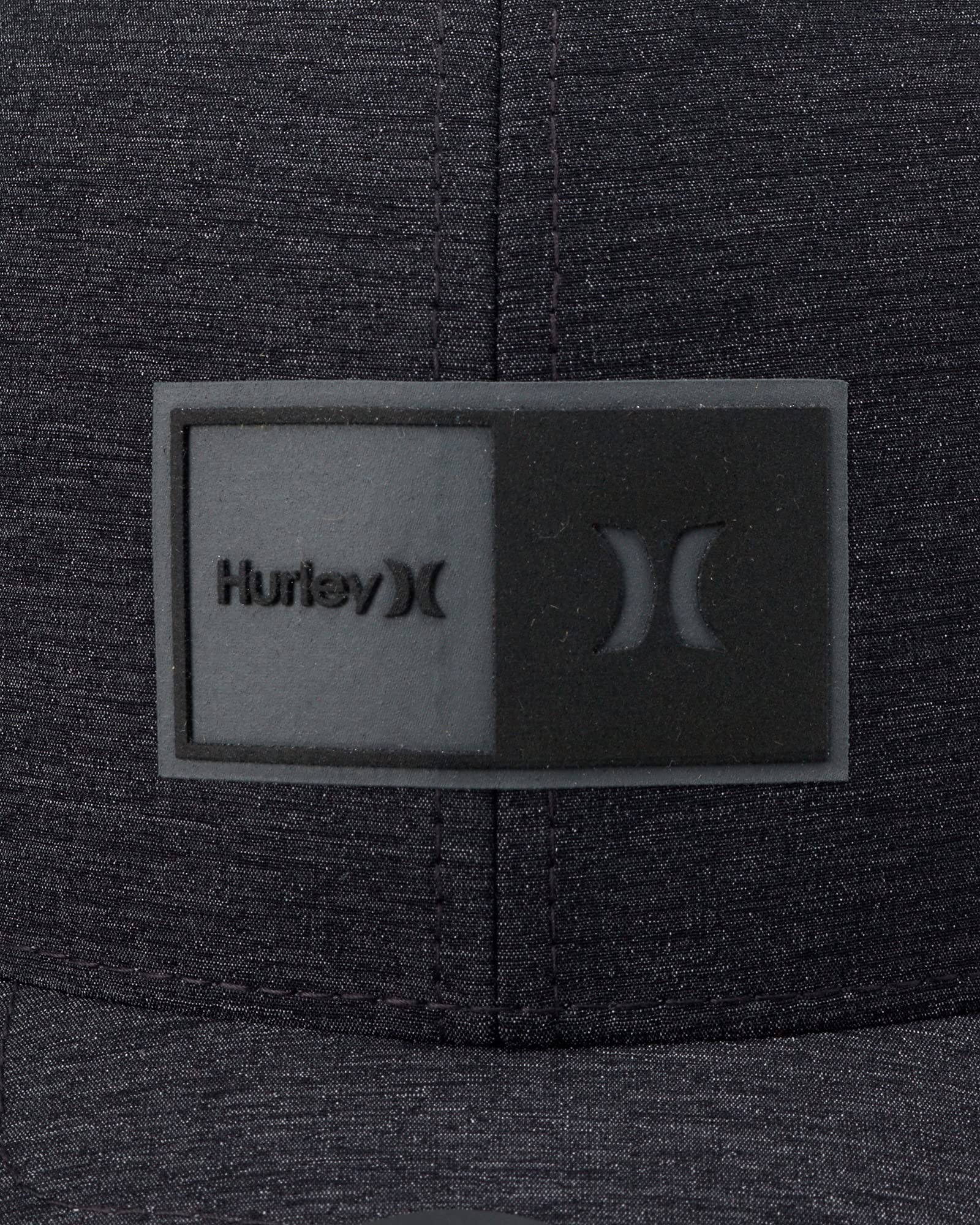 Hurley Men's Caps - Phantom Flexfit Baseball Cap - Fitted Hats for Men (S-XL), Size Large-X-Large, Black