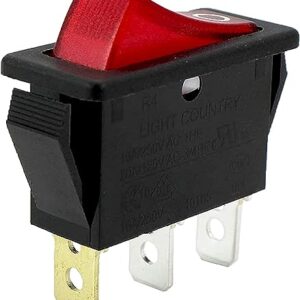 120927-24 120 Volt Rocker Switch Lighted On Off for FMI Desa Electric Fireplaces（1 PCS）