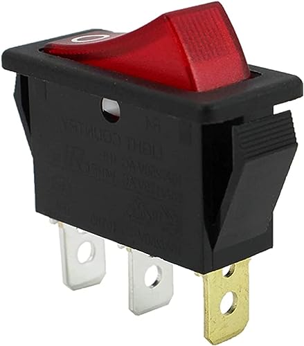 120927-24 120 Volt Rocker Switch Lighted On Off for FMI Desa Electric Fireplaces（1 PCS）