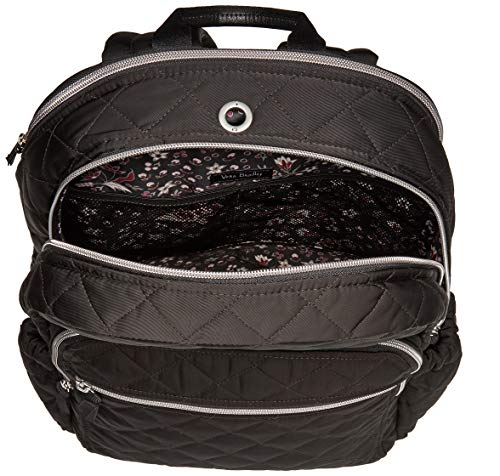 Vera Bradley Women's Performance Twill Campus Backpack, Black, One Size