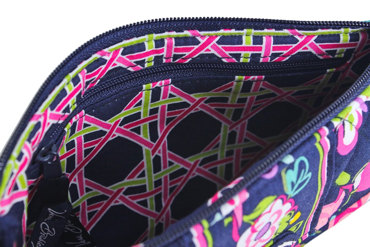 Vera Bradley Pushlock Wristlet in Ribbons