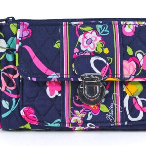 Vera Bradley Pushlock Wristlet in Ribbons