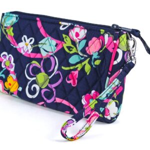 Vera Bradley Pushlock Wristlet in Ribbons