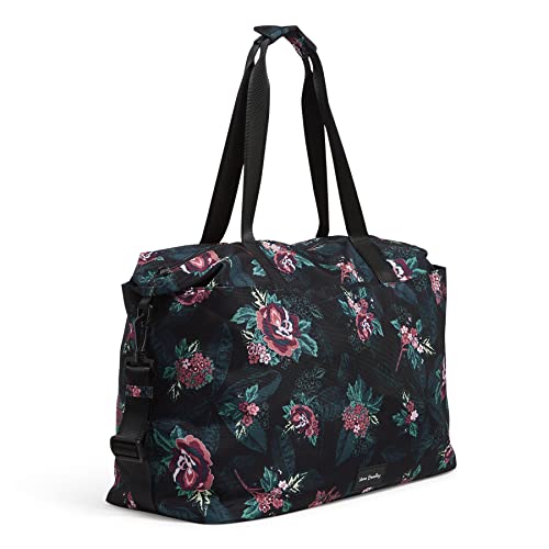 Vera Bradley Women's Recycled Lighten Up Reactive Travel Tote Travel Bag, Rose Foliage, One Size