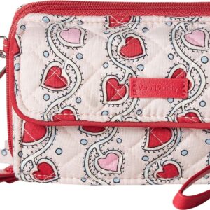 Vera Bradley Iconic RFID All-In-One Crossbody Stitched Heart Vines One Size