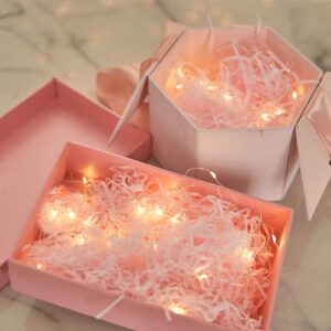 Etinga 12 Pack Fairy Lights Battery Operated String Lights, 10 LED on 3.3ft Silvery Copper Wire,High Brightness for Wedding Christmas Flowers Gift Box Decoration (12 Pack, Warm White)