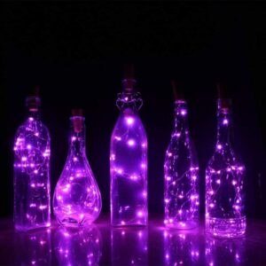 Familyhouse Bottle Lights Battery Operated Cork Copper Wire Fairy Lights for Bar Wine Bottle Glass Home Garden Party Birthday Christmas Festival Decor