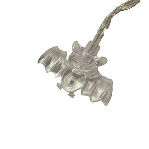 Party PVC Halloween Lights,Battery Operated Bat LED Fairy Lights Indoor Outdoor Garden Tree Decoration Wire Lights