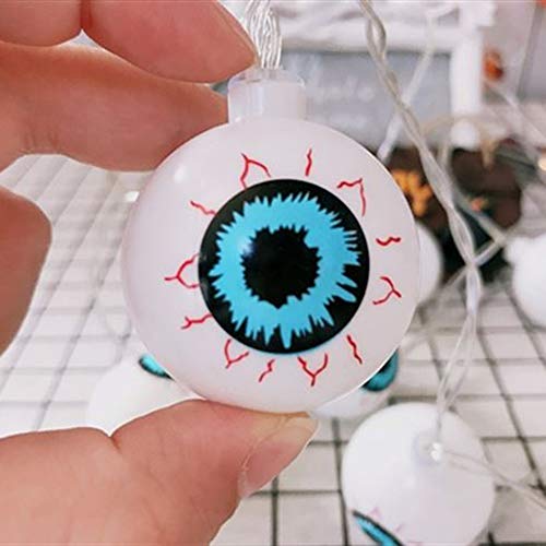 PVC LED Halloween Lamp,Party Battery Operated Eye Fairy Lamp Indoor Outdoor Garden Tree Decoration Wire Lamp