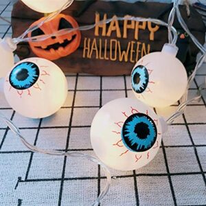 PVC LED Halloween Lamp,Party Battery Operated Eye Fairy Lamp Indoor Outdoor Garden Tree Decoration Wire Lamp