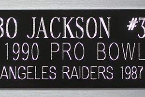 Bo Jackson Autographed Black Jersey - Beautifully Matted and Framed - Hand Signed By Bo Jackson and Certified Authentic by Beckett - Includes Certificate of Authenticity