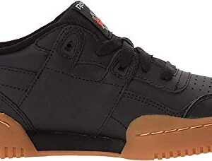 Reebok Men Workout Plus Sneaker, Black/Carbon/Classic red, 10.5