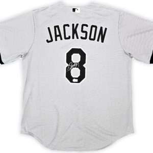 White Sox Bo Jackson Autographed Gray Authentic Jersey Size L Beckett BAS Witness Stock #218038