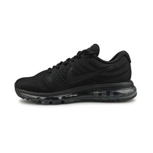 nike men's air max 2017 running shoe black/black-black 11.5