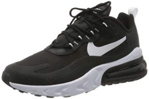 nike air max 270 react mens running trainers ci3866 sneakers shoes (uk 9.5 us 10.5 eu 44.5, black white black 004)