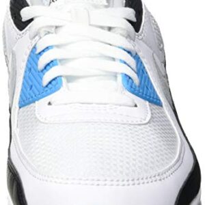 Nike Men's race running shoes, White Black Grey Fog Laser Blue, 9