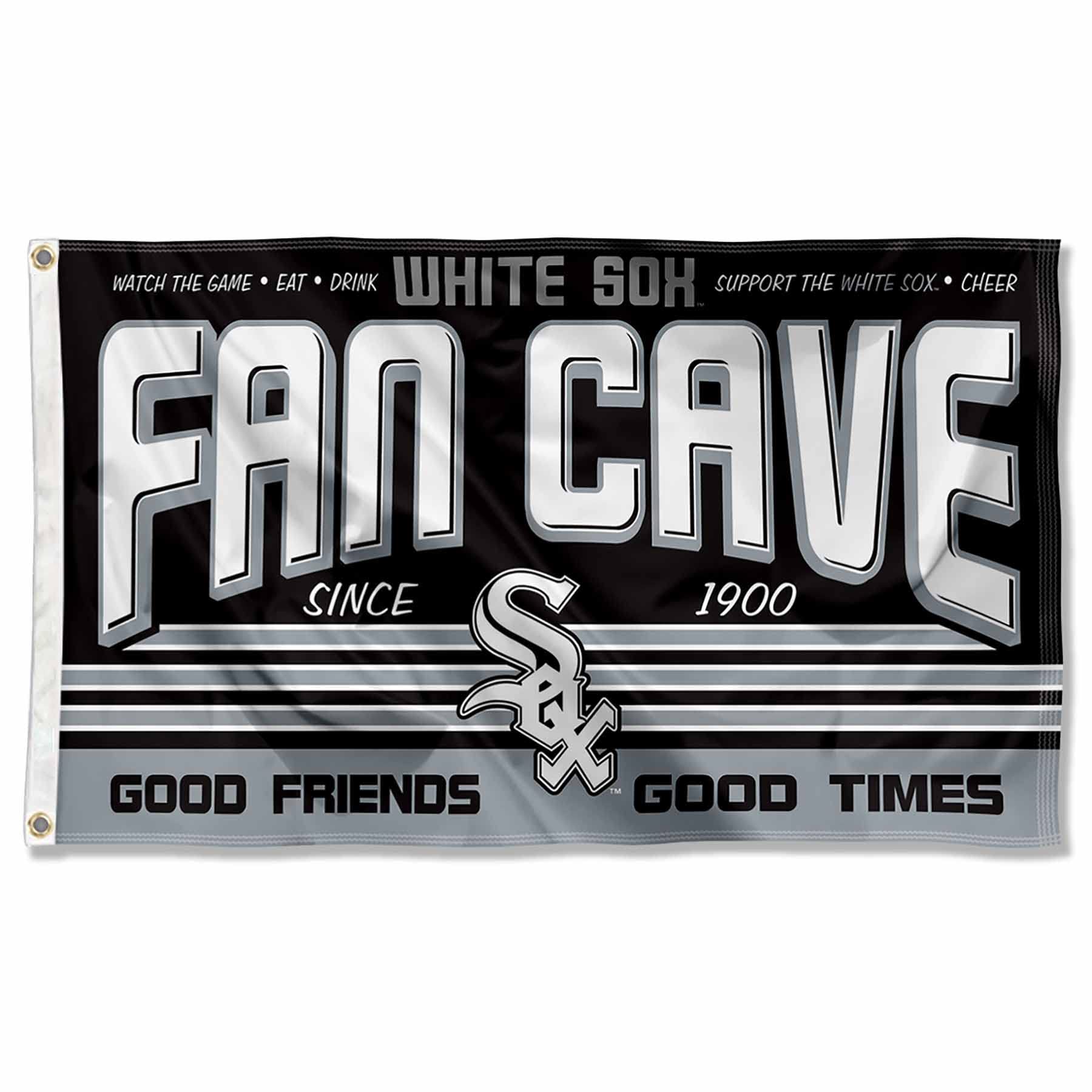 Chicago White Sox Fan Man Cave Banner Flag