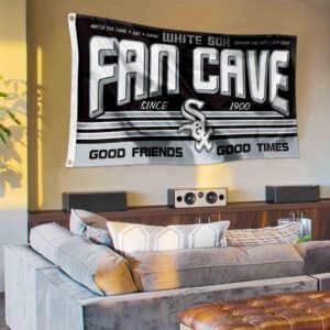 Chicago White Sox Fan Man Cave Banner Flag