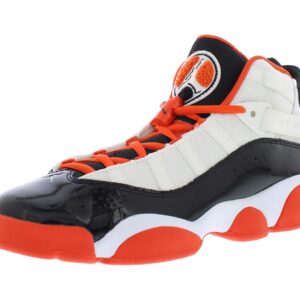 Jordan Boy's Rings (Big Kid) White/Team Orange/Black/Sail 6.5 Big Kid M