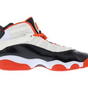 Jordan Boy's Rings (Big Kid) White/Team Orange/Black/Sail 6.5 Big Kid M