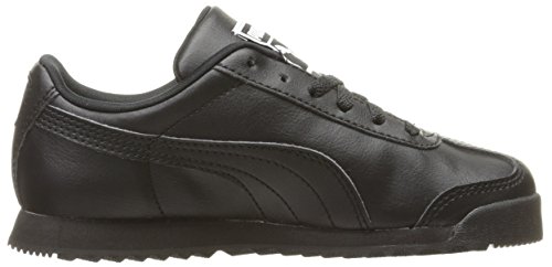 PUMA Roma Basic JR Sneaker (Little Kid/Big Kid) , Black/Black, 6.5 M US Big Kid