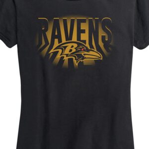 Junk Food Clothing x NFL - Baltimore Ravens - Team Spotlight - Women's Short Sleeve Fan T-Shirt - Size X-Large