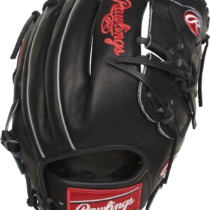 Rawlings | HEART OF THE HIDE TRADITIONAL Baseball Glove | Right Hand Throw | 12" - Two-Piece Solid Web | Black