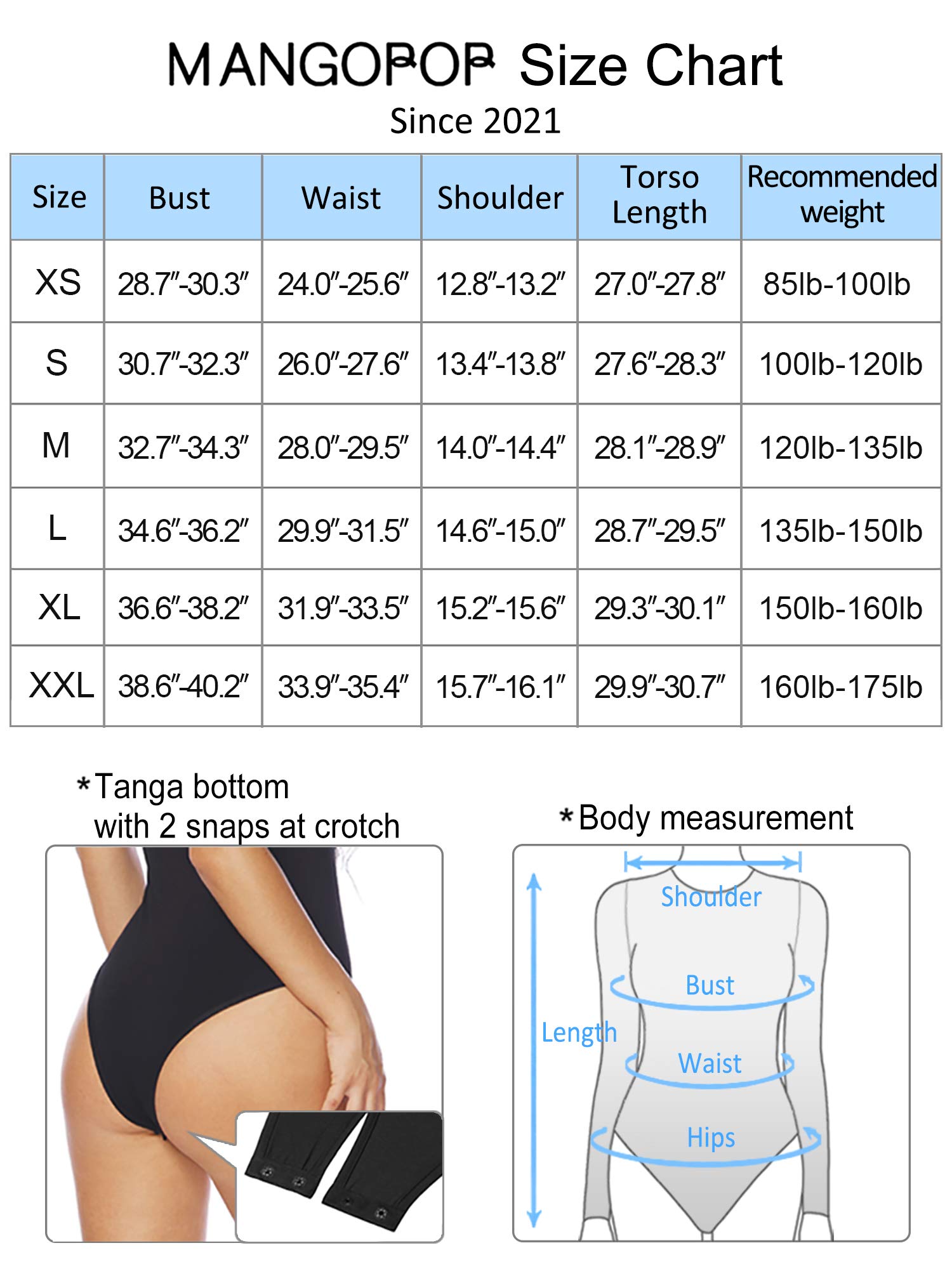 MANGOPOP Short Sleeve Body Suits Women Round Neck Bodysuits for Women Ribbed Bodysuit Shirts