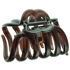 camila paris ad718 octopus french hair clips for women thick hair, large hair clips for thick hair for curly wavy long hair, strong no-slip grip hair claw clip big hair clips for women. made in france