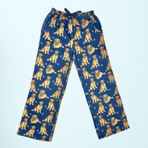 Golden Retriever Pajama Pants – Cotton Blend - All Season - Comfort Fit Lounge Pants for Women and Men – Golden Retriever Gifts