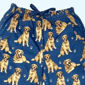 Golden Retriever Pajama Pants – Cotton Blend - All Season - Comfort Fit Lounge Pants for Women and Men – Golden Retriever Gifts