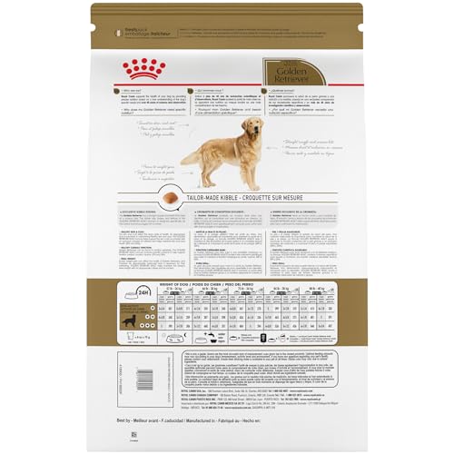 Royal Canin Golden Retriever Adult Dry Dog Food, 17 lb Bag