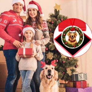 SICOHOME Golden Retriever Christmas Ornament Golden Retriever Gifts for Women and Dog Lovers Golden Retriever Xmas Tree Ornaments Round Ornament with Gift Box Xmas Present for Retrievers Lovers Gift