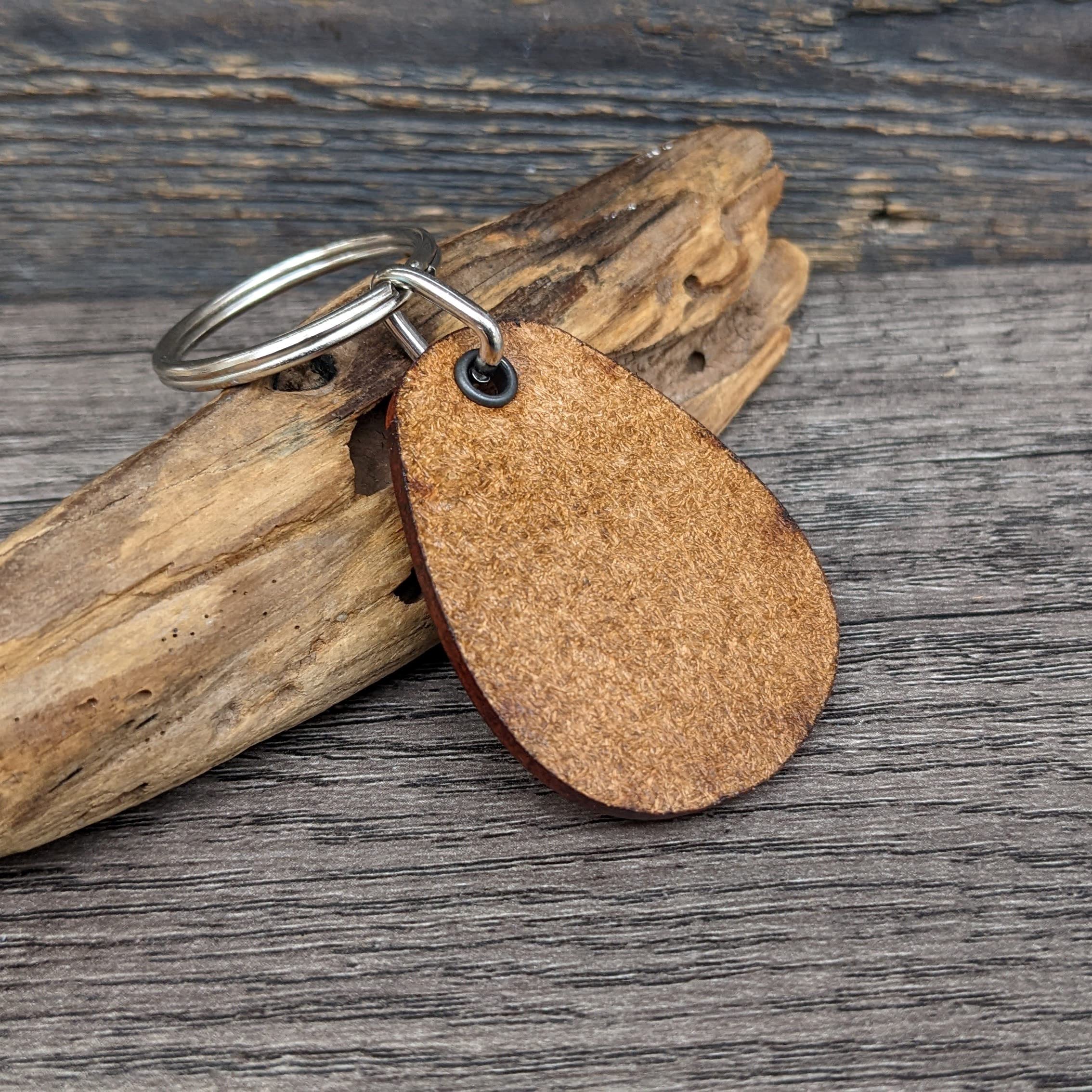 ForLeatherMore - Golden Retriever - Genuine Leather Keychain - Pet keychains