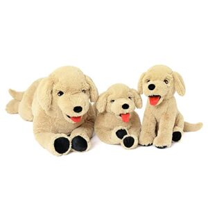 Lanmore 29" Dog Stuffed Animal Large Puppy Plush Golden Retriever Hugging Pillow for Kids Girlfriend Dogs, Gift for Birthday Christmas Valentine's Day Halloween(Light Brown)