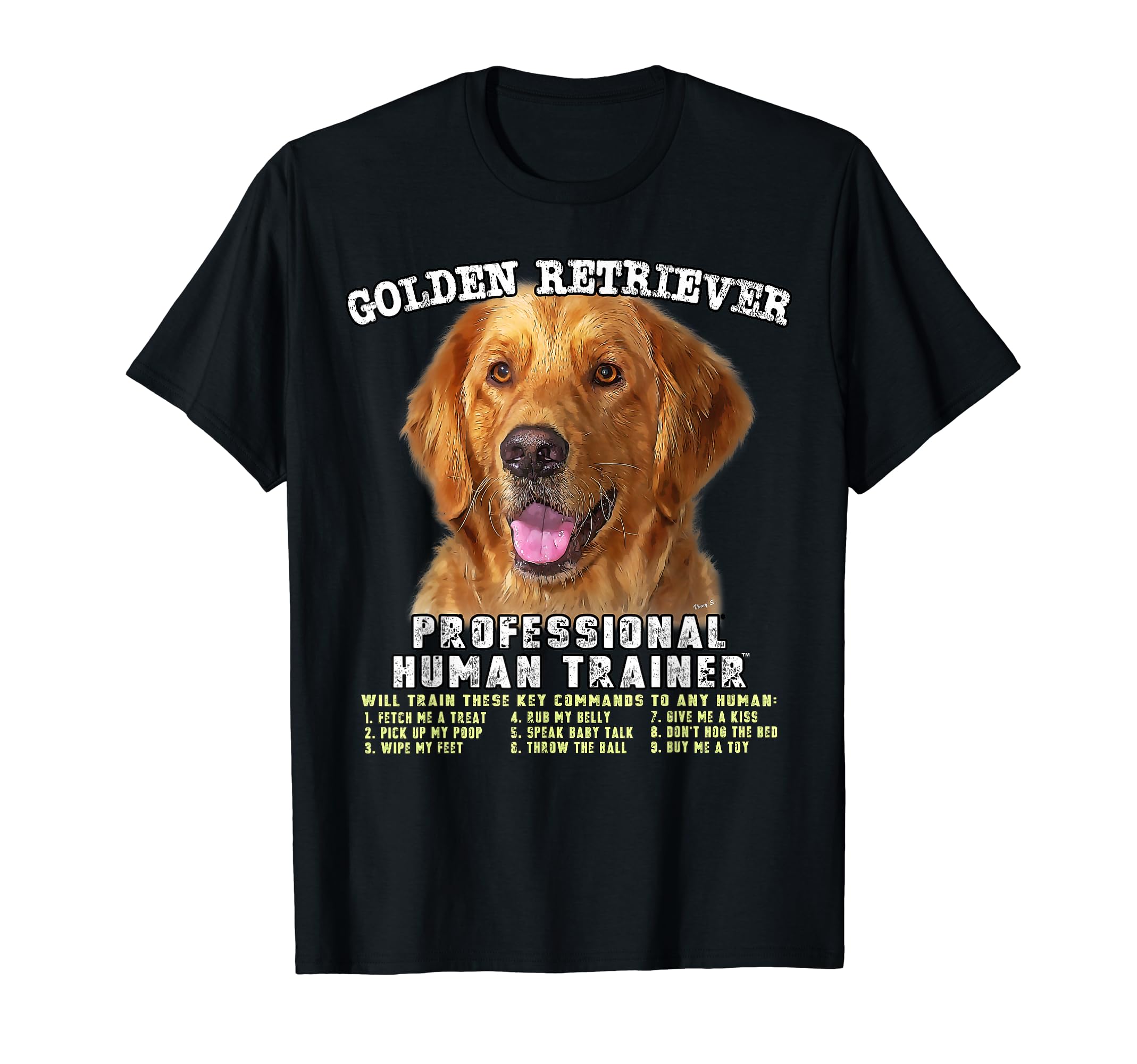 Golden Retriever Professional Human Trainer T-Shirt