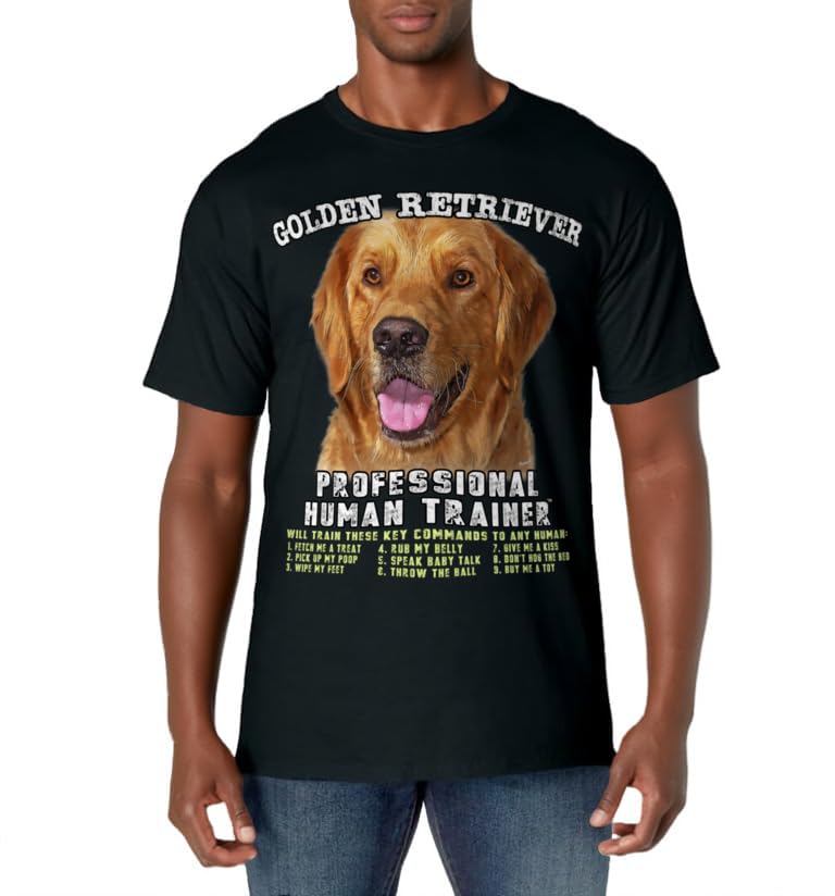 Golden Retriever Professional Human Trainer T-Shirt