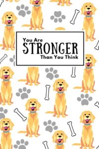 golden retriever gifts for women: lined journal notebook golden retriever gifts for adults