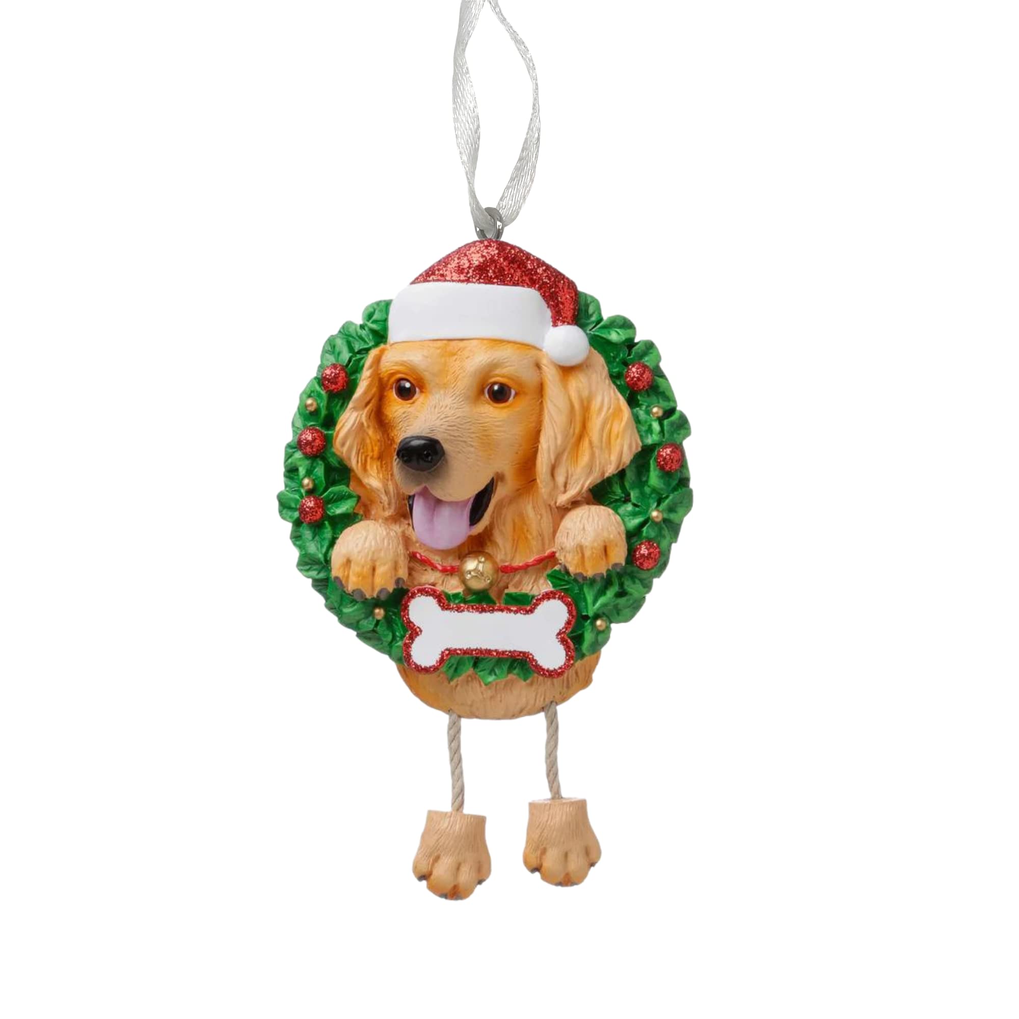 2023 Personalized Ornament Pure Dog Breed Golden Retriever Christmas Tree Ornament Professional Customized Decoration Pet Dog Puppy Dog Ornament Free Personalization