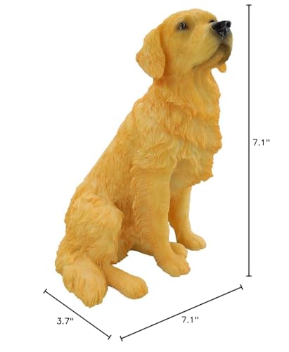 Artgenius Golden Retriever Dog Figurine 5.5 Inches,Dog Collection(Sitting)