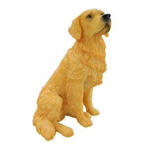 artgenius golden retriever dog figurine 5.5 inches,dog collection(sitting)