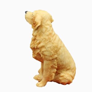 Artgenius Golden Retriever Dog Figurine 5.5 Inches,Dog Collection(Sitting)