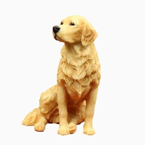 Artgenius Golden Retriever Dog Figurine 5.5 Inches,Dog Collection(Sitting)