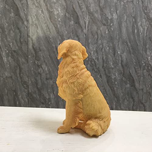 Artgenius Golden Retriever Dog Figurine 5.5 Inches,Dog Collection(Sitting)