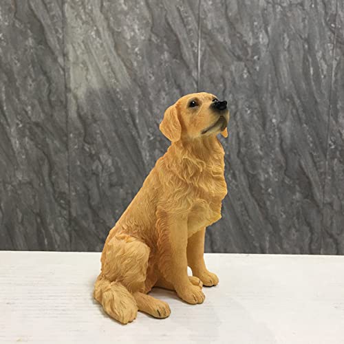 Artgenius Golden Retriever Dog Figurine 5.5 Inches,Dog Collection(Sitting)