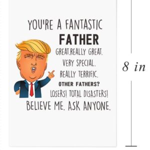 Gonzey Funny Father's Day Card,Trump Father,Dad Birthday,Humorous Greeting Cards