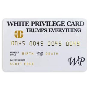 10pcs white privilege cards trumps everything joke funny card inspirational cards