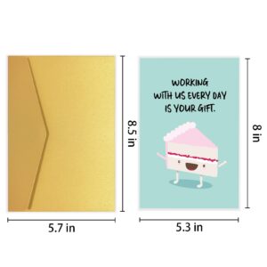 Work Friend Birthday Card, Funny Office Birthday Card, Boss Birthday Card, Birthday Gift for Work Bestie, Colleague, Work Mate